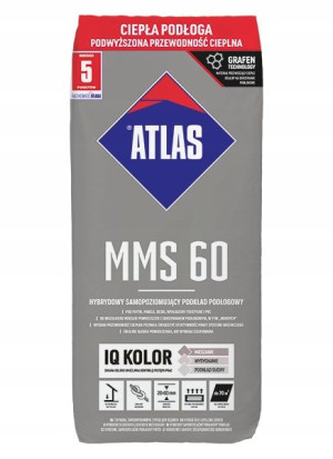 Atlas Mms 60 Samopoziomujący Podkład Podłogi 25kg