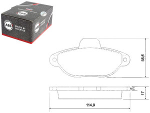 Klocki Hamulcowe Fiat Cinquecento Seicento A.b.s.