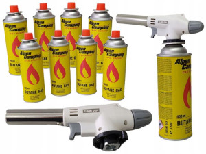 Lutownica Gazowa Palnik Gazowy Lutlampa + 8gaz