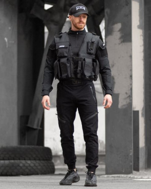Męski komplet taktyczny (BEZET Tactical Combat Shirt, BEZET Bayraktar Vest)