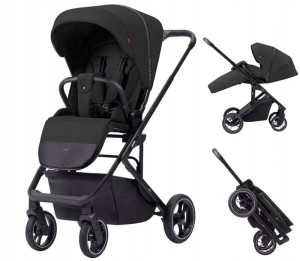 CARRELLO wózek spacerowy Alfa 2023 Midnight Black