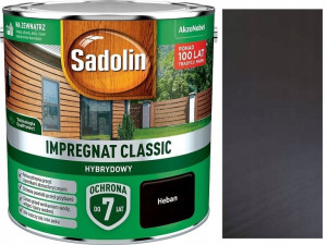 Sadolin Impregnat Classic Hybrydowy Heban 2.5l