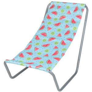 Leżak Ogrodowo Plażowy Składany Z Torbą Fruit Melon