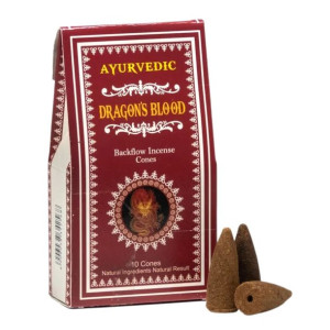 Kadzidełka backflow Ayurvedic - Dragon's Blood10 sztuk