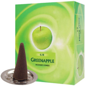 Kadzidełka Stożkowe GR Incense - Green Apple 10 sztuk