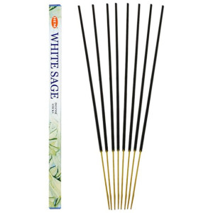 Kadzidełka HEM White Sage (Biała Szałwia) 8 sztuk