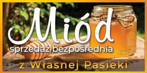Baner reklamowy Słoik miodu 2x1m