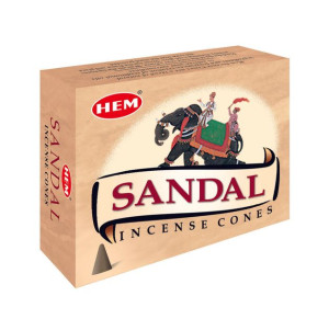 Kadzidełka Stożkowe HEM - Sandal 10 sztuk