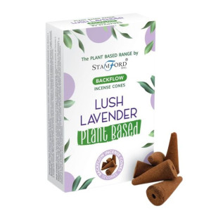 Kadzidełka Roślinne Backflow Stamford  - Lush Lavender 12 sztuk