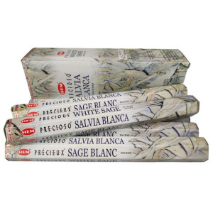 Kadzidełka HEM Precious White Sage (Szlachetna Biała Szałwia) 120 sztuk