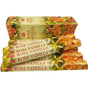 Kadzidełka HEM Rose Vanilla 120 sztuk