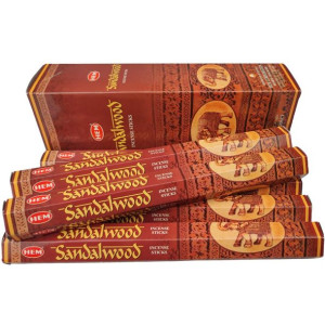 Kadzidełka HEM Sandalwood 120 sztuk