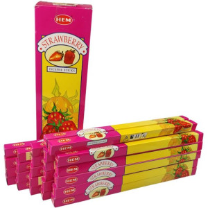 Kadzidełka HEM Strawberry (truskawkowe) 200 sztuk