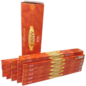 Kadzidełka HEM Amber (bursztynowe) 200 sztuk