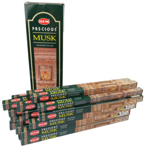 Kadzidełka HEM Precious Musk (Szlachetne Piżmo) 200 sztuk