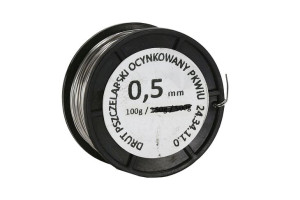 Drut do ramek pszczelich ocynkowany 0,5 mm - 100g