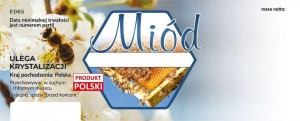 Etykiety na miód duże uniwersalne 100szt