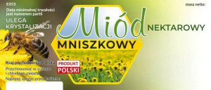 Etykiety na miód nektarowy mniszkowy op.100szt.