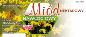 Etykiety na miód nektarowy nawłociowy op.100szt.