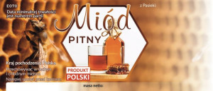 Etykiety na Miód PITNY - opakowanie 100 szt.