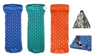 MATA MATERAC TREKKINGOWY Samopompujący POMPKA +KOC 700g