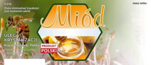 Etykiety na miód uniwersalne opakowanie 100 szt