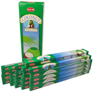 Kadzidełka HEM Coconut (kokosowe) 200 sztuk