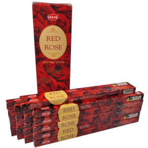 Kadzidełka HEM Red Rose (Czerwona Róża) 200 sztuk