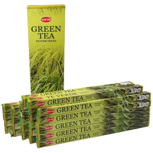 Kadzidełka HEM Green Tea (Zielona Herbata) 200 sztuk