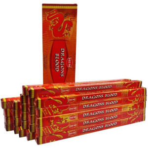 Kadzidełka HEM Dragons Blood (Smocza Krew) 200 sztuk