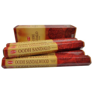Kadzidełka HEM Oodh Sandalwood 120 sztuk