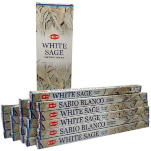 Kadzidełka HEM White Sage (Biała Szałwia) 200 sztuk