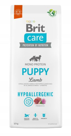 Brit Care Hypoallergenic Puppy Lamb 12kg