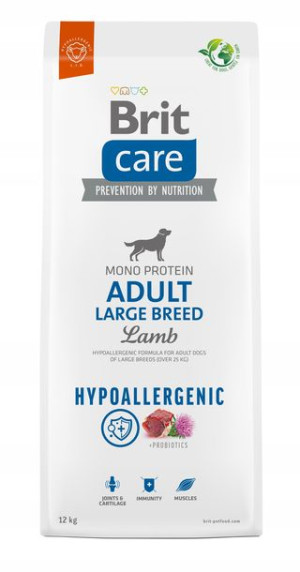 Brit Care Hypoallergenic Adult Large Lamb 12kg