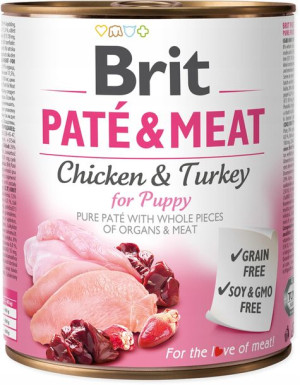 Brit Care Pate&Meat Puppy 800g