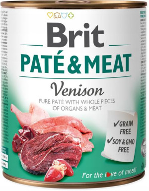 Brit Care Pate&Meat Venison 800g