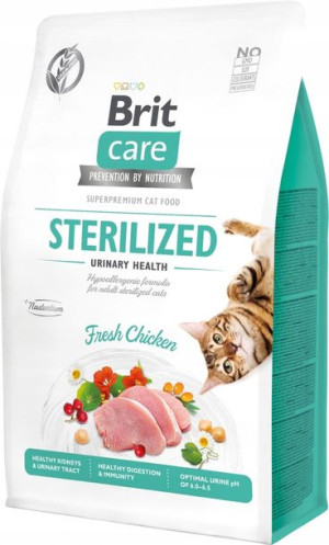 Brit Care Cat Grain Free Sterilized Urinary 400g