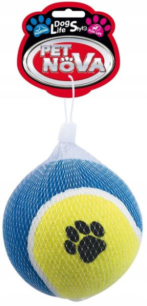 Pet Nova Piłka Tenisowa 10cm 1szt