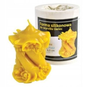 Forma silikonowa - ŚWIECA ZDOBIONA 9,5 cm