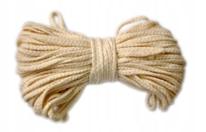Knot do świec bawełniany, pleciony 3x16 20mb