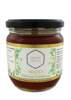 Miód Nektarowy Eukaliptusowy 0,5kg Miody Świata