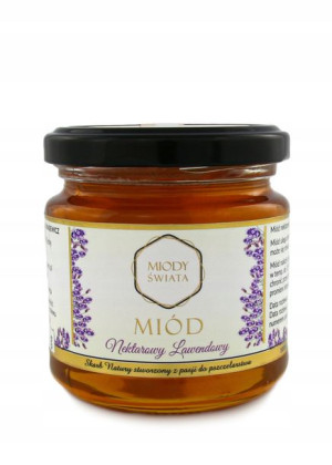 Miód Nektarowy Lawendowy 250g Miody Świata