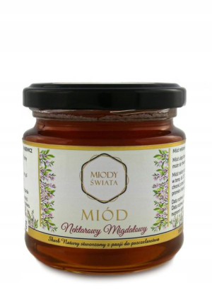 Miód Nektarowy Migdałowy 250g Miody Świata 4Bee
