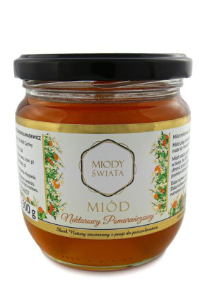 Miód Nektarowy Pomarańczowy 500g Miody Świata