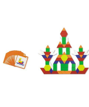 Viga 50669 Magnetyczna Układanka Geometryczna - 102 Elementy