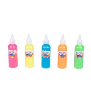 Aqua Gelz Żele Do Malowania Kolory Świecące 5 Szt.