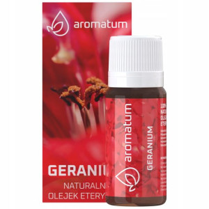 Olejek eteryczny naturalny GERANIOWY aromaterapia