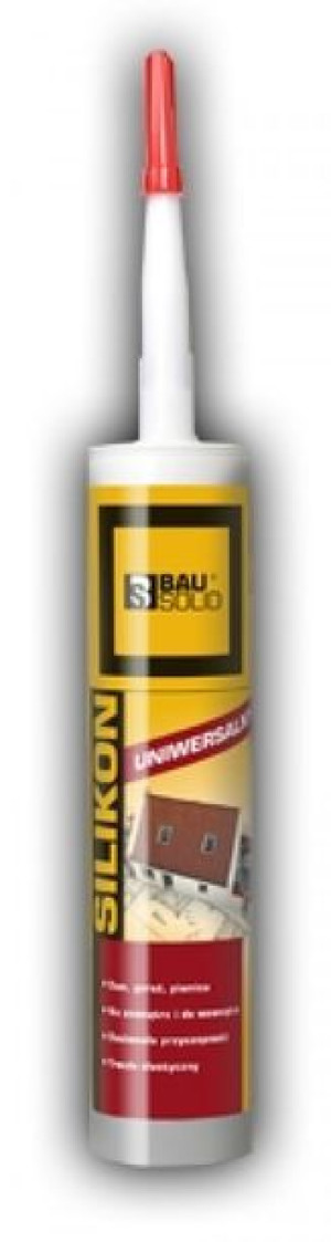 Bausolid Silikon Uniwersalny Bezbarwny 280Ml