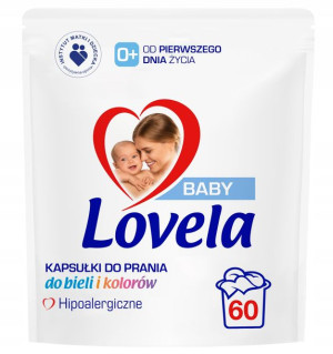 LOVELA Hipoalergiczne Kapsułki Prania Kolor 60 szt