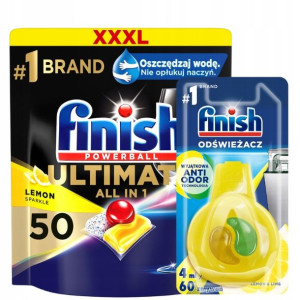 Finish Ultimate All in One kapsułki zmywarki + Deo